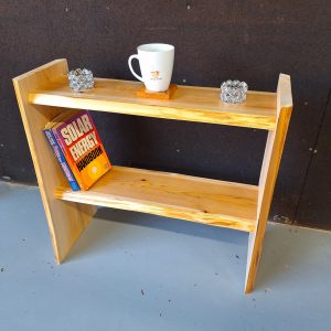 Live Edge Cedar Book Shelf