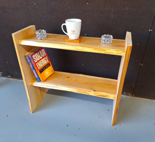 Live Edge Cedar Book Shelf